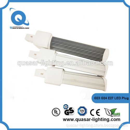 G24 2pin 4pin E27 G23 holders available 10w 12w g24 led plug in lamp
